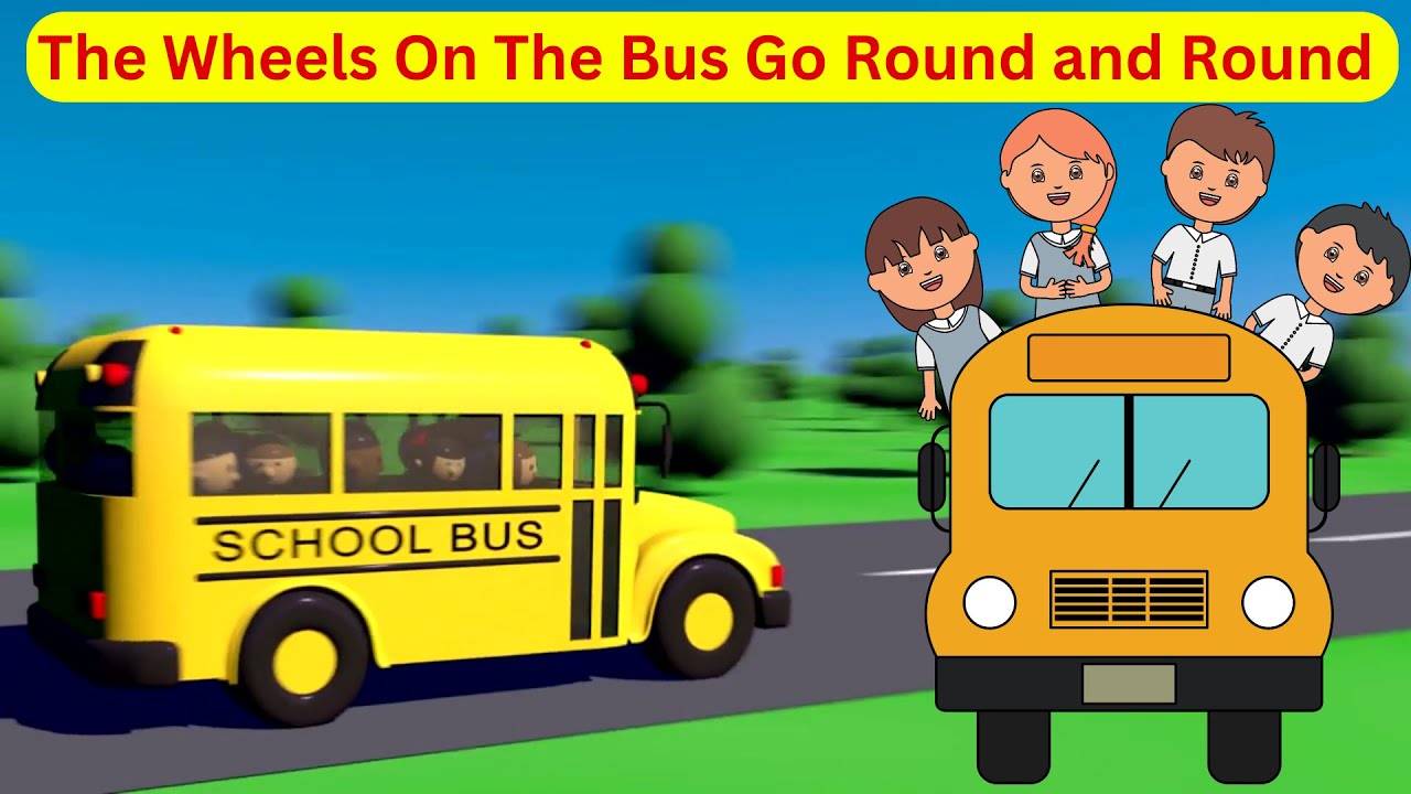 The Wheel on the Bus Go Round and RoundLyrics, Actions, and