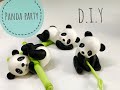 EASY CLAY MODELING  | PANDA BEAR TUTORIAL | Patricia Santoro | 簡易黏土捏塑 | 熊貓教學 |