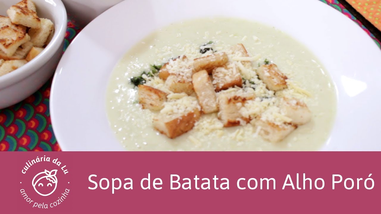 Cozinha da Sara sopa de batata