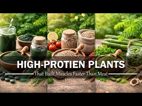 20 Plants With MORE Protein Than Meat (Build Muscle Faster)
