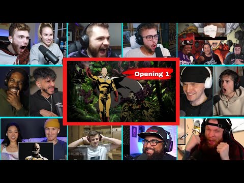 One Punch Man Opening 1 Reaction Mashup