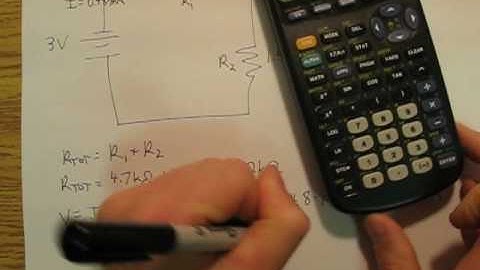 BMAPhysics 18e Analyzing a circuit with two resistors in series.