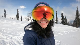 Learning Skiing in Gulmarg (Kashmir) With JIM&WS (National Government Institute)