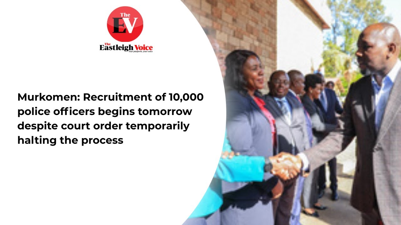Murkomen: Recruitment of police begins tomorrow. I am aware that a court order halting the process