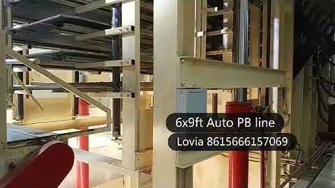 1830x2745mm automatic Particleboard production line