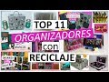 11 Manualidades Para ORGANIZAR SIN GASTAR MUCHO (Con reciclaje)