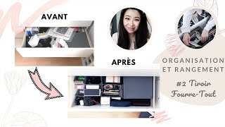 Rangement Organisation Tiroir Fourre-Tout Avant Après Lilienetwork