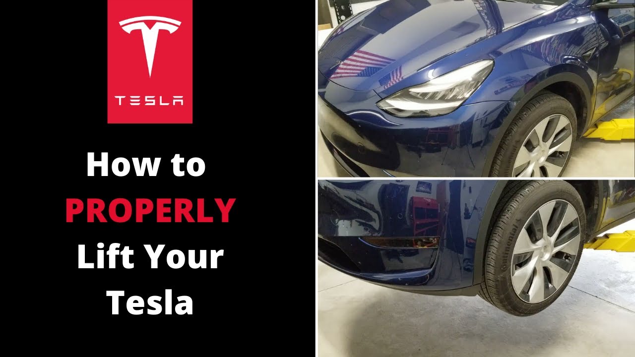 How to Properly Lift Your Tesla Model Y, S, X, 3