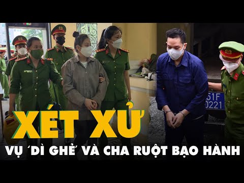 Bị cáo Trung Thái, Quỳnh Trang được dẫn giải đến tòa xét xử vụ bạo hành bé gái 8 tuổi