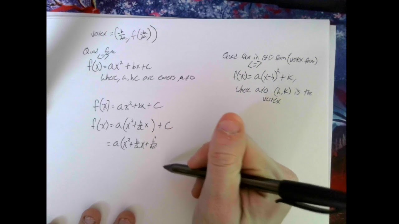 The Proof of the Vertex Formula