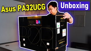 Asus PA32UCG Unboxing: Mini LED, HDMI 2.1, 4K@120Hz, VRR, 1600 Nits.