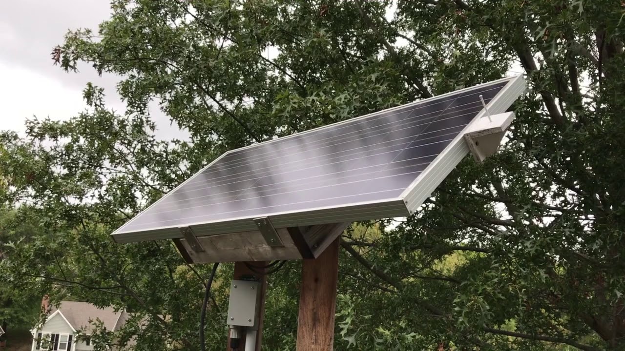 100 Watt Solar Panel for Shack and SOTA power - YouTube