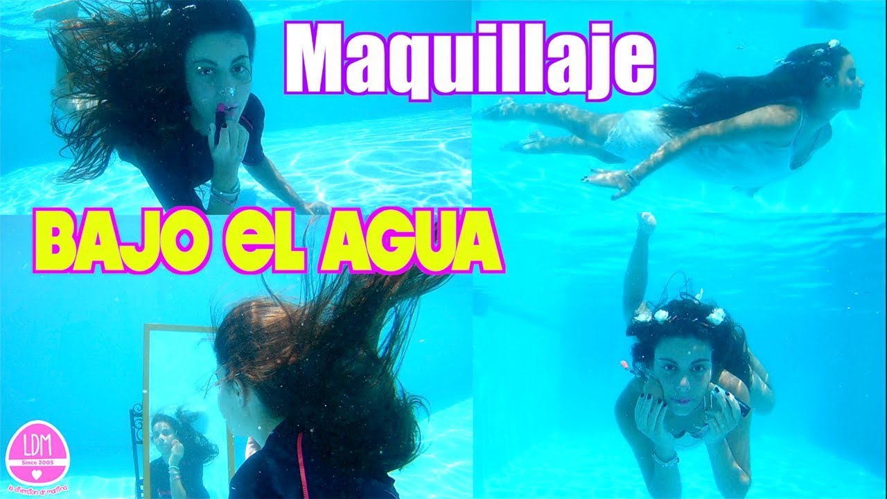 Me maquillo debajo de agua !! 💦 Y os presento a mi madre - LA DIVERSION DE MARTINA retrospektive