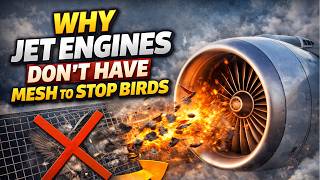 Why Jet Engines Don’t Have Mesh to Stop Birds 🛩️ | Bird Strike Explained with Animation