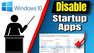 how to stop apps opening on startup on windows 10