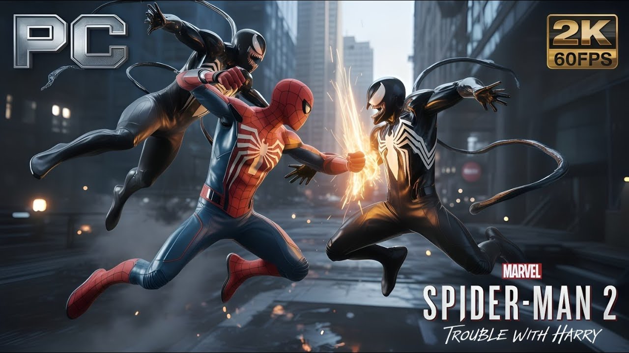 Marvel Spider Man 2 Gameplay Brutal Symbiote Combat Full Mission
