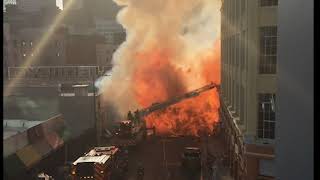LAFD Chief Discusses Major Emergency Fire in Downtown L.A. that Injured 12 Firefighters
