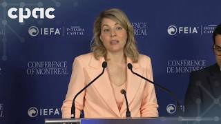 Mélanie Joly et Stéphane Séjourné s’entretiennent avec les journalistes – 8 juin 2026