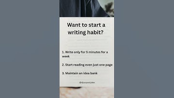 Want to start a writing habit 😁#shortvideo #yt #writers #ytshorts #youtube #youtuber #youtubevideo