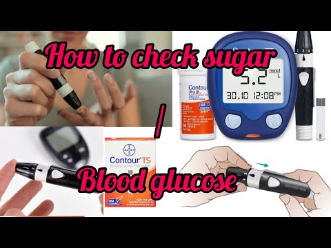 How to perform a blood glucose test 😱 | CONTOUR TS | ArtbySeerat