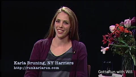 Karla Bruning, NY Harriers athlete and "On The Run...