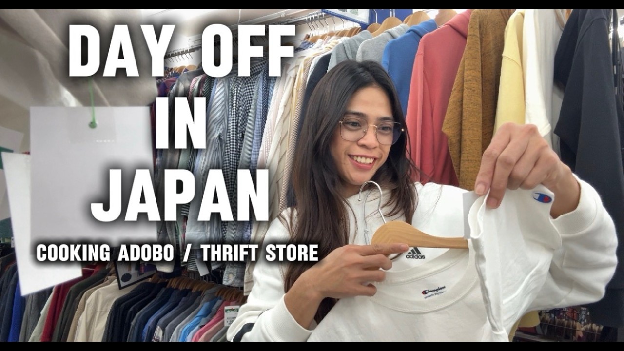 A Simple Day in My Life in Japan 🇯🇵 | Cooking Adobo, Thrift Shopping & OFW Life
