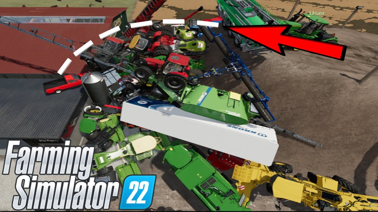 Testing every Vehicles' ability to Jump a 28.5 Ft Ramp (Farming Simulator 22)