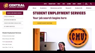 On-Campus Employment Opportunities || Central Michigan University