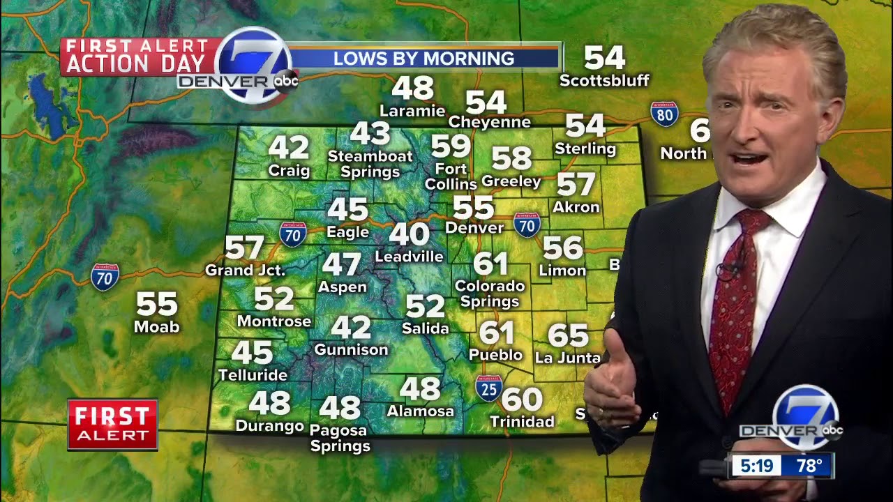 Cooler, wetter weather on the way to Denver - YouTube