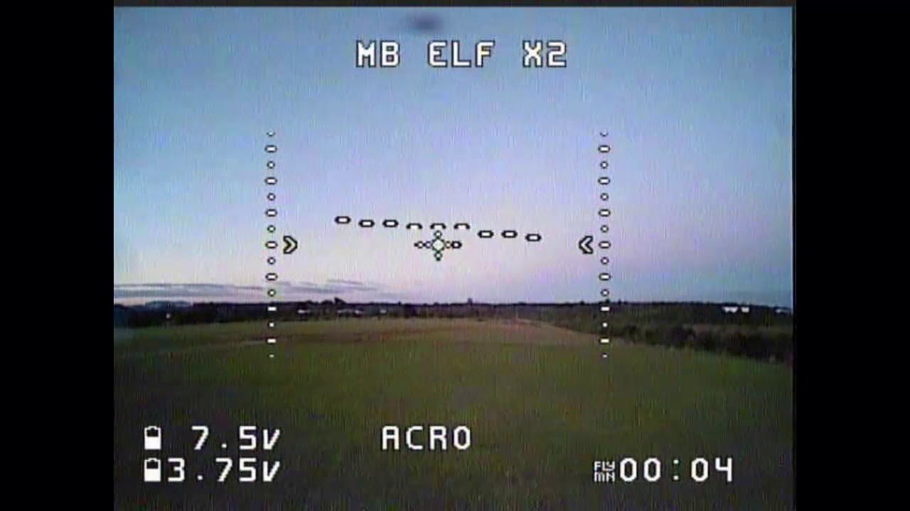 My first flight in ACRO mode - ELF X2