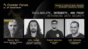 Frontier Forum Panel: Marcus Rein, Anto Joseph, Prabal Banerjee, Arik Galansky