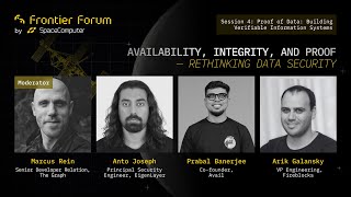 Famous Rethinking Data Security w/ Marcus Rein, Anto Joseph, Prabal Banerjee, Arik Galansky |Frontier Forum Profile