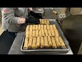 Automatic spring roll making machine project for America USA