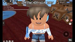 Trying the cold gun glitch in mm2! @EllaRoblox-c4n⁩