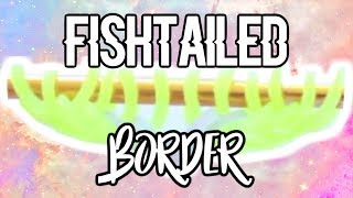 Fishtailed Border/Stitch Tutorial - Beginner - Hook Only