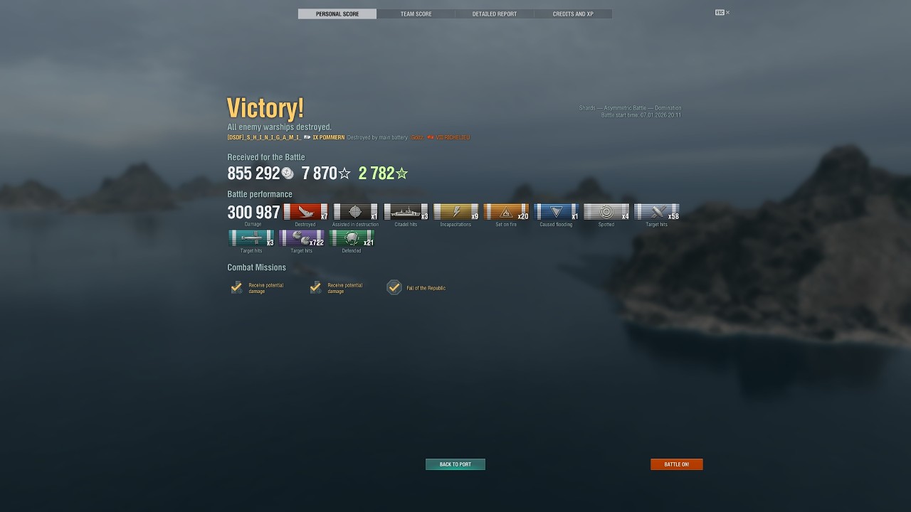 World of Warships - Creating Space with Pommern