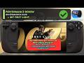 007 First Light Steam Deck OLED Recommended Settings for Best Visual Quality + FrameGen/LOS Testing