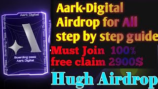 Aark-Digital testnet airdrop (step-by-step) || Claim free 2900$ by Aark-Digital || #Aark Aark-Digital testnet airdrop (step-by-step) || Claim free 2900$ by Aark-Digital || #Aark
