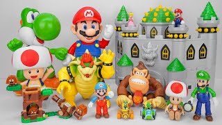 97 Minutes of Satisfying ASMR Unboxing 🐢 Super Mario Bros Nintendo Deluxe Bowser's Playset screenshot 1
