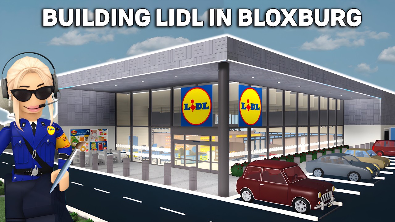 I BUILT LIDL IN BLOXBURG