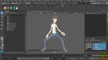 Maya Animaiton Layer 4. Merge Layers