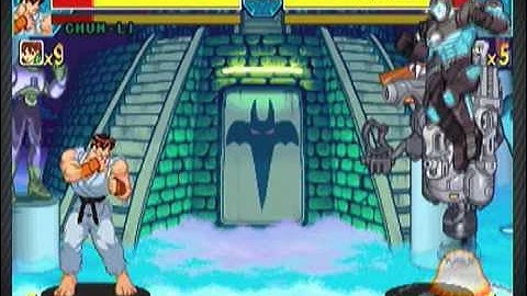 Marvel vs Capcom Origins Demo: MvC Ryu and Chun li Gameplay