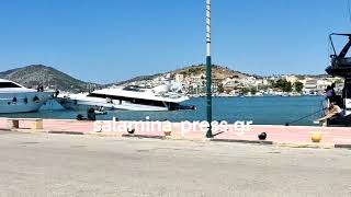 Σαλαμίνα: Βύθιση θαλαμηγού στη Μαρίνα Βουρκαρίου screenshot 3
