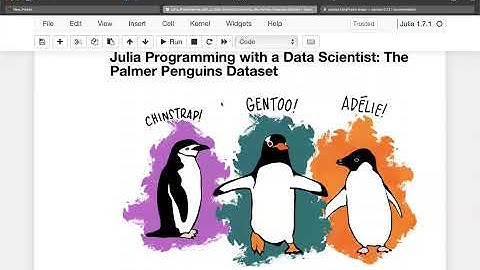 Julia Programming with a Data Scientist: The Palmer Penguins Dataset Part 1