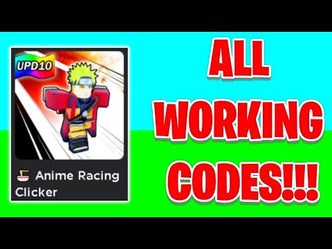 NEW* ALL WORKING CODES FOR ANIME RACING CLICKER 2023! ROBLOX ANIME RACE  CLICKER CODES 