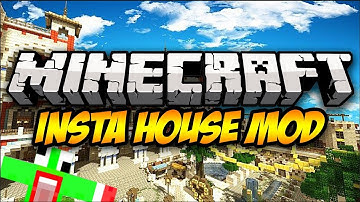 Minecraft: INSTA HOUSE MOD! | Mod Showcase