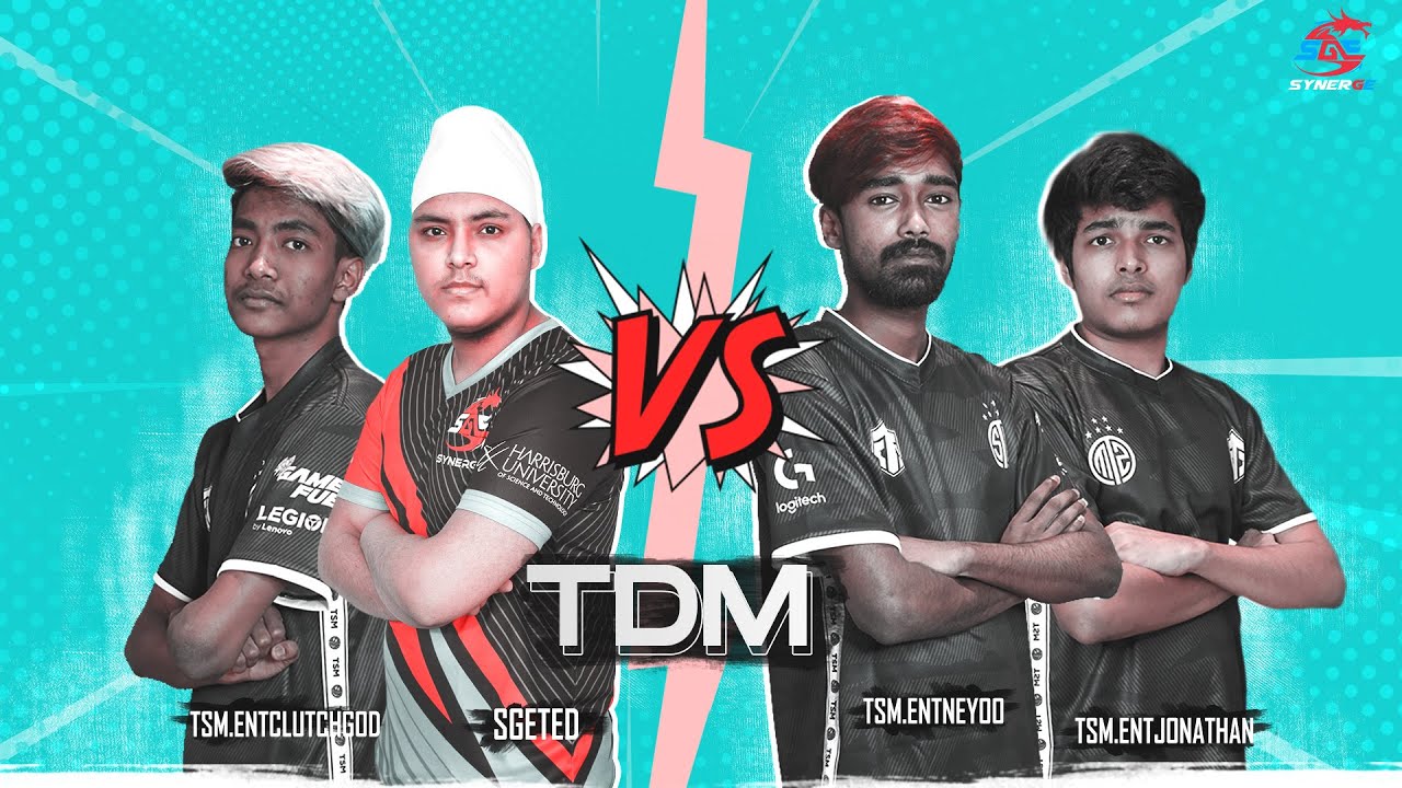 Ted + ClutchGod vs Jonathan + Neyoo | 2v2 TDM Battle | PUBG MOBILE |