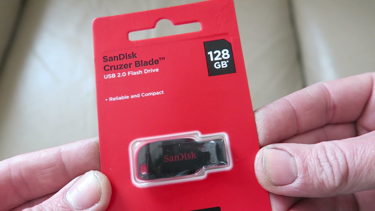 Pendrive 128GB Sandisk Cruzer Blade