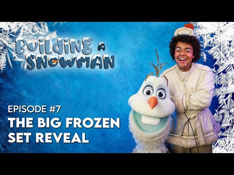 THE FROZEN SET REVEAL!  Building A Snowman #7 