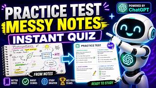 This Prompt Creates a Practice Test From Your Messy Notes